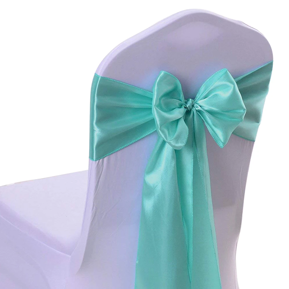 Wholesales 10PCS Aqua Satin Chair Sash 7x108 inch Adjustable Table Tie For Wedding Banquet Party Thanksgiving Event Decor
Wholesales 10PCS Aqua Satin Chair Sash 7x108 inch Adjustable Table Tie For Wedding Banquet Party Thanksgiving Event Decor