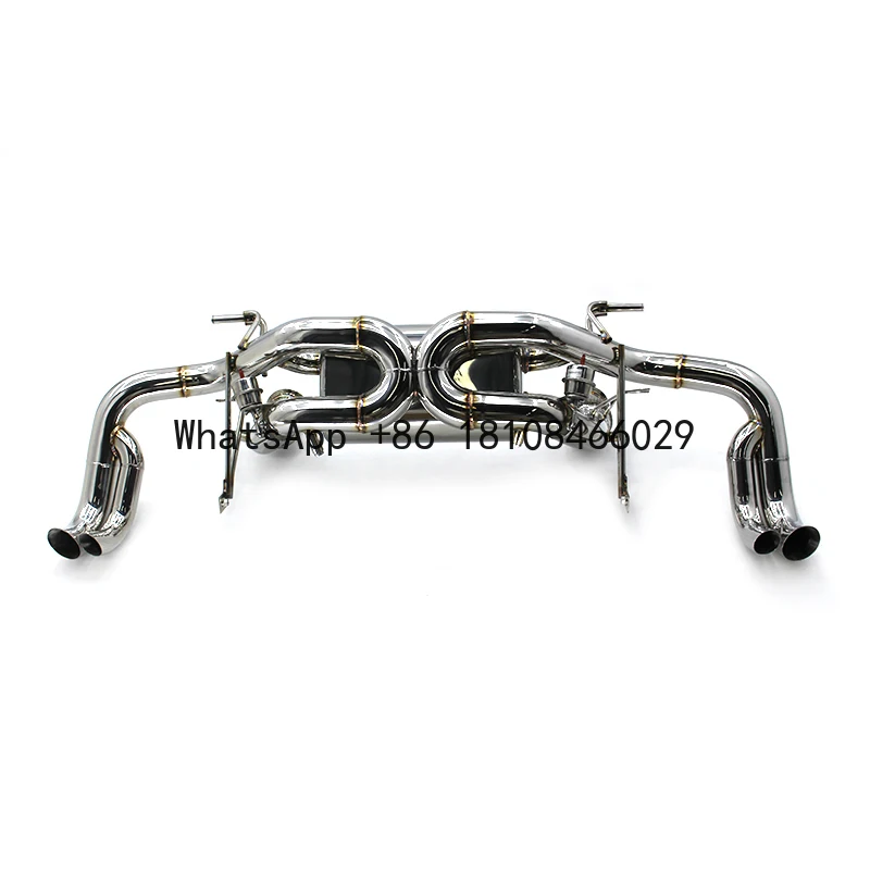 ODM Performance Catback Exhaust System for Audi R8 V10 5.2 2020-2023 304 Stainless Steel Exhaust Pipes Muffler Catback Exhaust
ODM Performance Catback Exhaust System for Audi R8 V10 5.2 2020-2023 304 Stainless Steel Exhaust Pipes Muffler Catback Exhaust