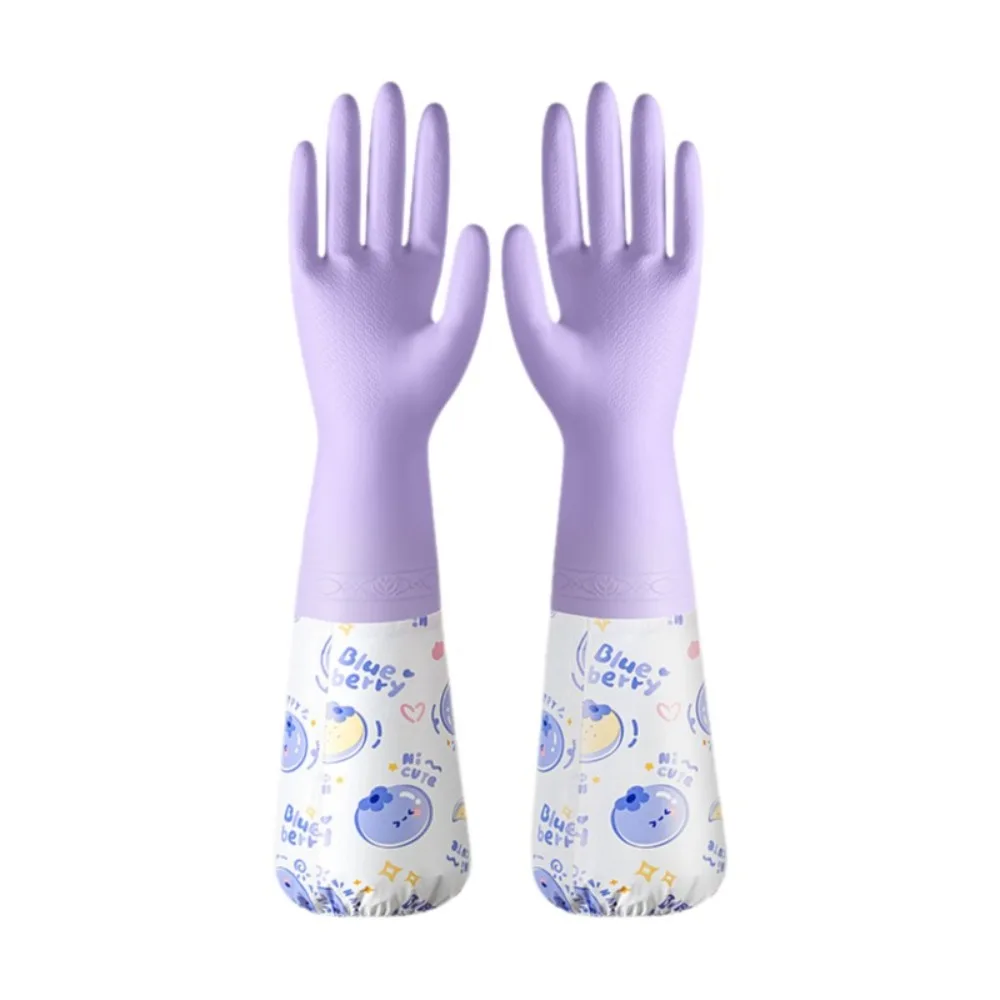 Waterproof Dishwashing Gloves Fleece Lined Comfortable Rubber Fleece Gloves Long Cuff Cartoon Pattern Scrubbing Gloves Gardening
Waterproof Dishwashing Gloves Fleece Lined Comfortable Rubber Fleece Gloves Long Cuff Cartoon Pattern Scrubbing Gloves Gardening