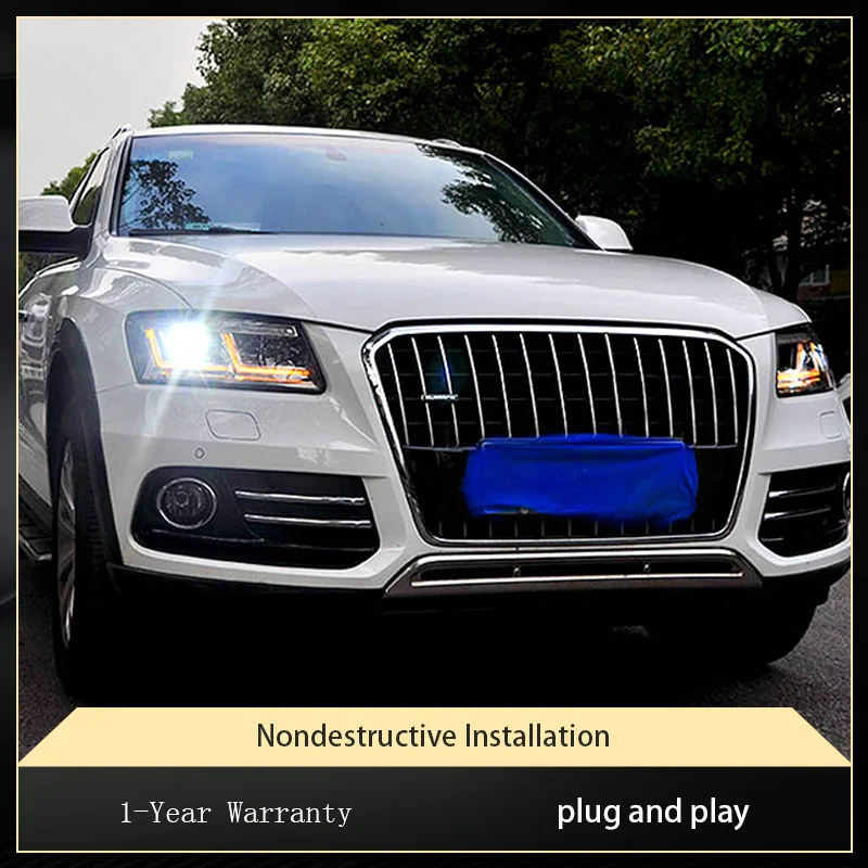 Фары для Audi Q5 2008-2018 Обновление светодиодного переднего света с линзой проектора DRL Биксеноновые фары DRL Автомобильный инструмент Автомобильный аксессуар
Фары для Audi Q5 2008-2018 Обновление светодиодного переднего света с линзой проектора DRL Биксеноновые фары DRL Автомобильный инструмент Автомобильный аксессуар