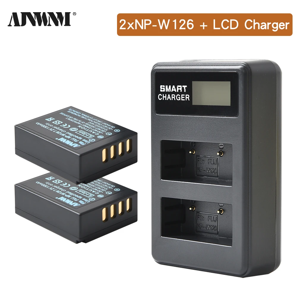 NP-W126 NP-W126S W126S Battery +New LED Dual Charger for Fuji X-Pro1,HS30EXR HS33EXR X-T20 X100F X-H1 XH1 X-A5 X-A20
NP-W126 NP-W126S W126S Battery +New LED Dual Charger for Fuji X-Pro1,HS30EXR HS33EXR X-T20 X100F X-H1 XH1 X-A5 X-A20