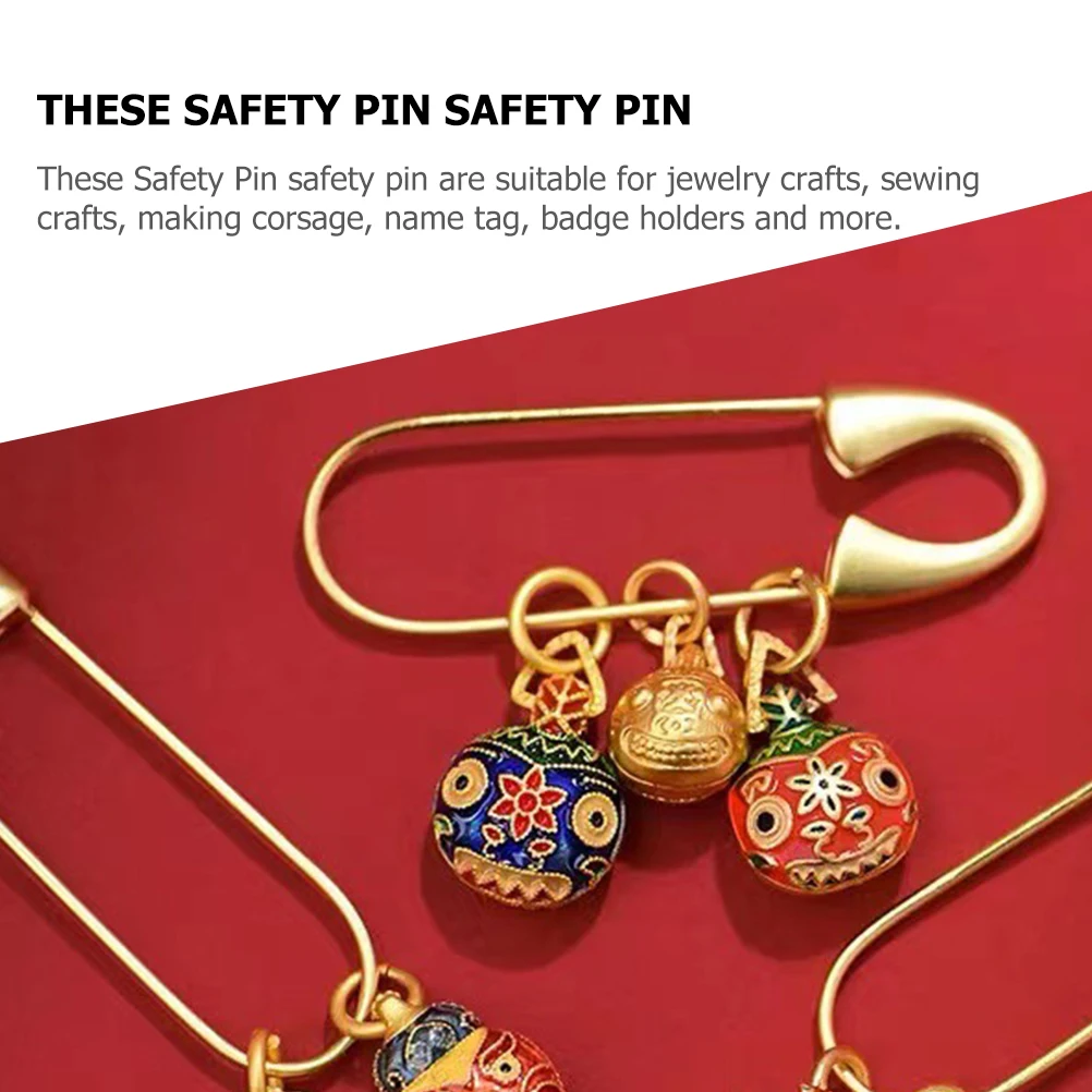 5pcs Gold Safety Pins Brooch Stick for Crafts Clothing Jewelry Making Metal DIY Accessories Sturdy Durable Pin Heavy Duty Small
5pcs Gold Safety Pins Brooch Stick for Crafts Clothing Jewelry Making Metal DIY Accessories Sturdy Durable Pin Heavy Duty Small
