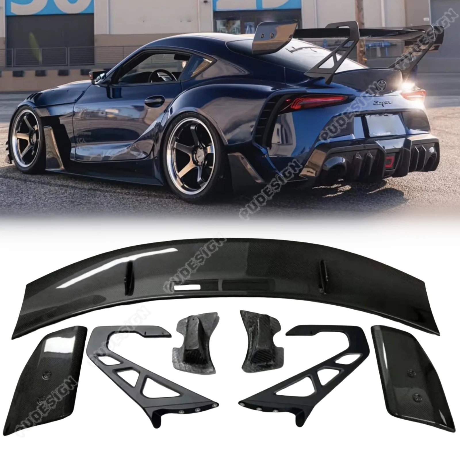 Оптовая продажа для Toyota Gr Supra A90 A91 Mk5 AD V3 Стиль Хвостовое крыло Задний спойлер Губные крылья Комплект кузова Ducktail
Оптовая продажа для Toyota Gr Supra A90 A91 Mk5 AD V3 Стиль Хвостовое крыло Задний спойлер Губные крылья Комплект кузова Ducktail