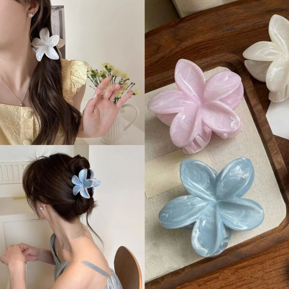 Acrylic Egg Flower Hair Claw Clip for Women Girls Fashion Plastic Non Slip Ponytail Hairpin Barrettes Hair Styling Accessories
Acrylic Egg Flower Hair Claw Clip for Women Girls Fashion Plastic Non Slip Ponytail Hairpin Barrettes Hair Styling Accessories