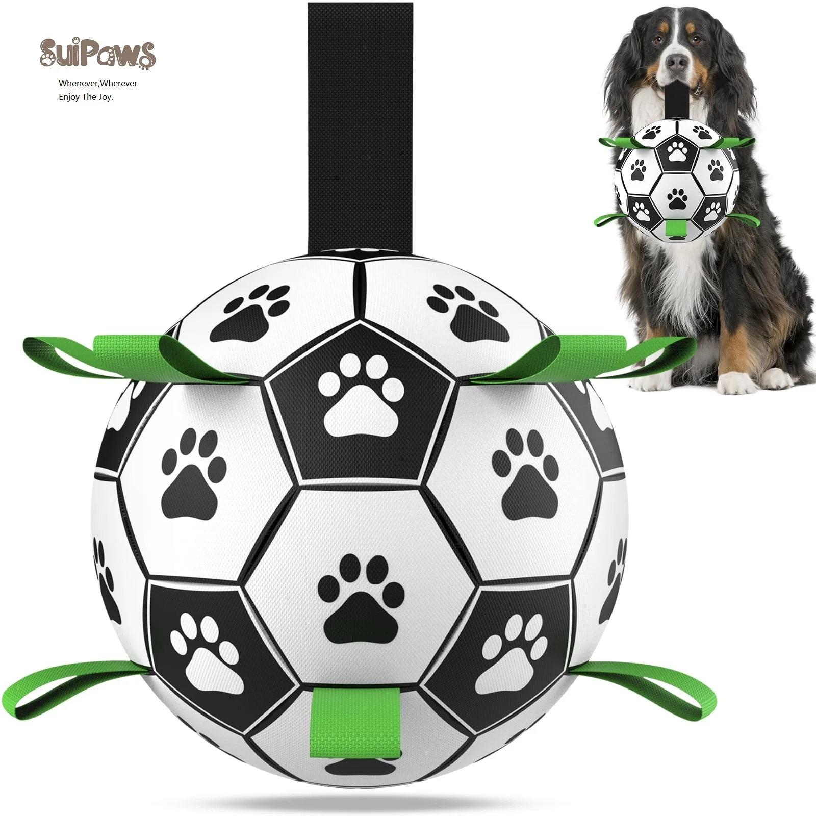 Interactive Dog Toys,Football with Shoulder Strap,for Tug of War, Puppy Birthday Gift, Water Toy for Small Medium Breed(6 Inch)
Interactive Dog Toys,Football with Shoulder Strap,for Tug of War, Puppy Birthday Gift, Water Toy for Small Medium Breed(6 Inch)