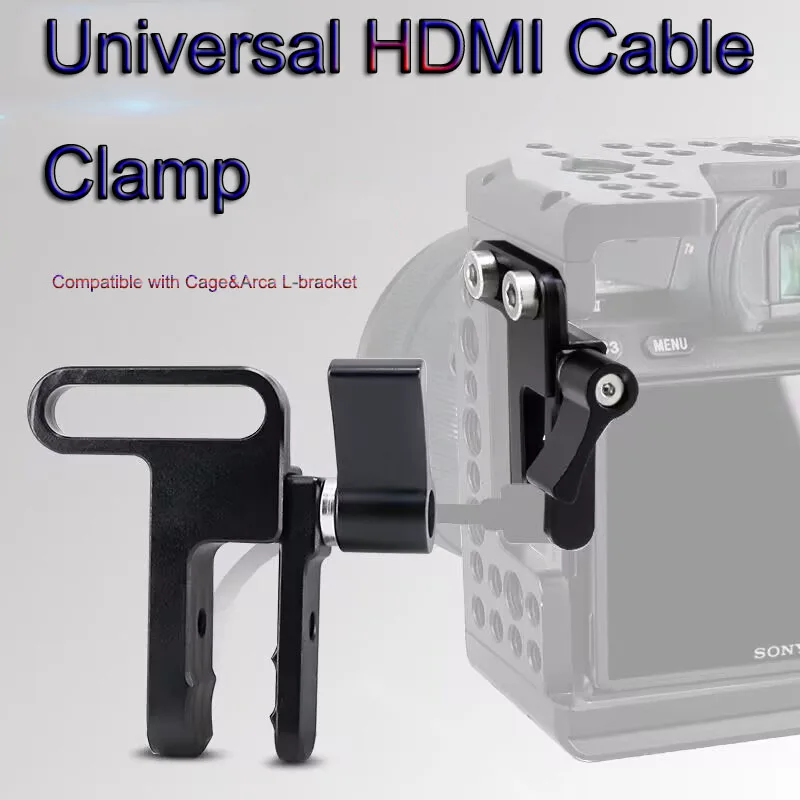 Универсальный зажим для кабеля HDMI для пирографии, пробеживающий замок для кабеля HDMI, клетка и L-образный кронштейн Arca с двумя винтами 1/4 дюйма для предотвращения ослабления
Универсальный зажим для кабеля HDMI для пирографии, пробеживающий замок для кабеля HDMI, клетка и L-образный кронштейн Arca с двумя винтами 1/4 дюйма для предотвращения ослабления