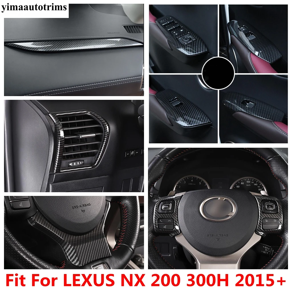 Dashboard Strip / Window Lift Panel / Steering Wheel Cover Trim Fit For LEXUS NX 200 300H 2015 - 2020 ABS Interior Accessories
Dashboard Strip / Window Lift Panel / Steering Wheel Cover Trim Fit For LEXUS NX 200 300H 2015 - 2020 ABS Interior Accessories