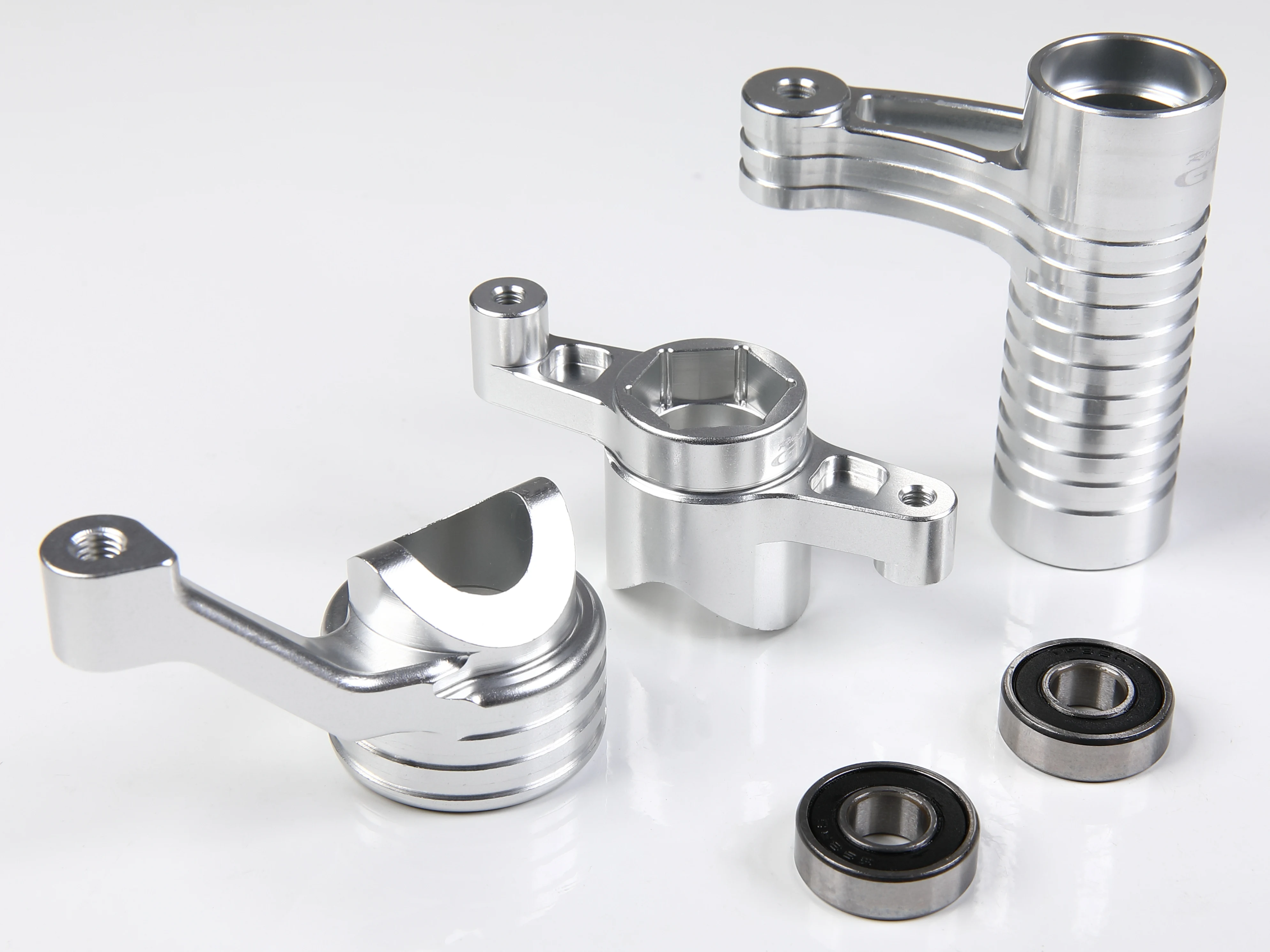 GTBRacing CNC Aluminum Steering Bell Crank Set for 1:5 RC Car LOSI DBXL 2.0 Upgrade Part
GTBRacing CNC Aluminum Steering Bell Crank Set for 1:5 RC Car LOSI DBXL 2.0 Upgrade Part
