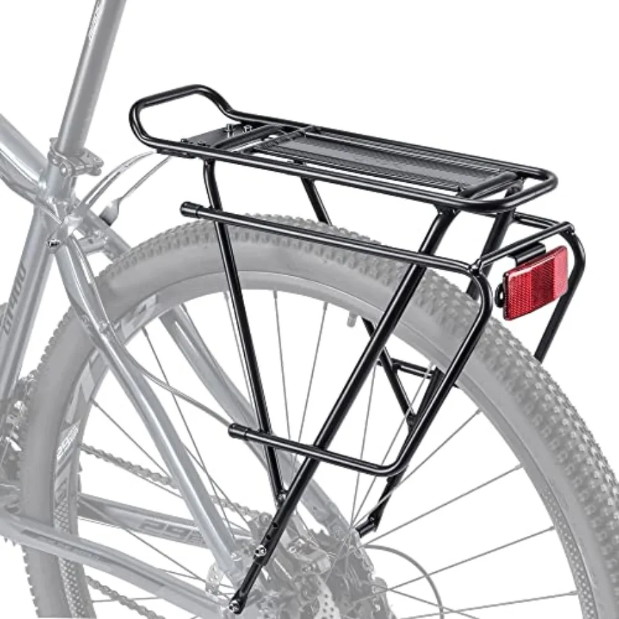 Rear Bike Rack - Bike Cargo Rack for Disc Brake/Non-Disc Brake Mount - Bicycle Pannier Rack, Touring Carrier Rack fit 26"-29" a
Rear Bike Rack - Bike Cargo Rack for Disc Brake/Non-Disc Brake Mount - Bicycle Pannier Rack, Touring Carrier Rack fit 26"-29" a