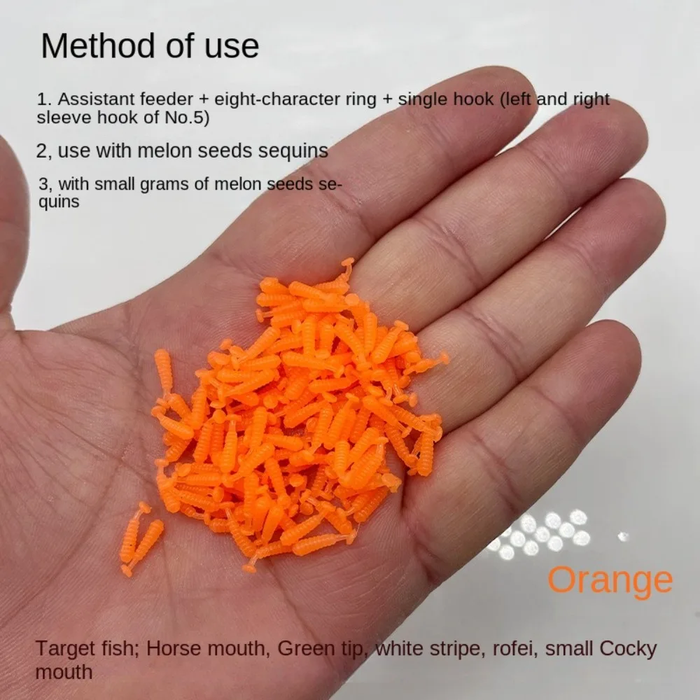 100PCS Fishing Tackle Silicone Fishing Soft Lures T Tail 6 Colors Fishing Jig Lure 1cm Minnow Lures Fishing
100PCS Fishing Tackle Silicone Fishing Soft Lures T Tail 6 Colors Fishing Jig Lure 1cm Minnow Lures Fishing