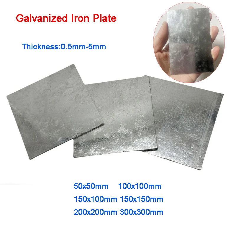 1-5pcs Galvanized Iron Plate White Iron Plate Iron Sheet Thickness 0.5mm 0.8mm 1mm 1.2mm 1.5mm 2mm 2.5mm 3mm 4mm 5mm 
1-5pcs Galvanized Iron Plate White Iron Plate Iron Sheet Thickness 0.5mm 0.8mm 1mm 1.2mm 1.5mm 2mm 2.5mm 3mm 4mm 5mm