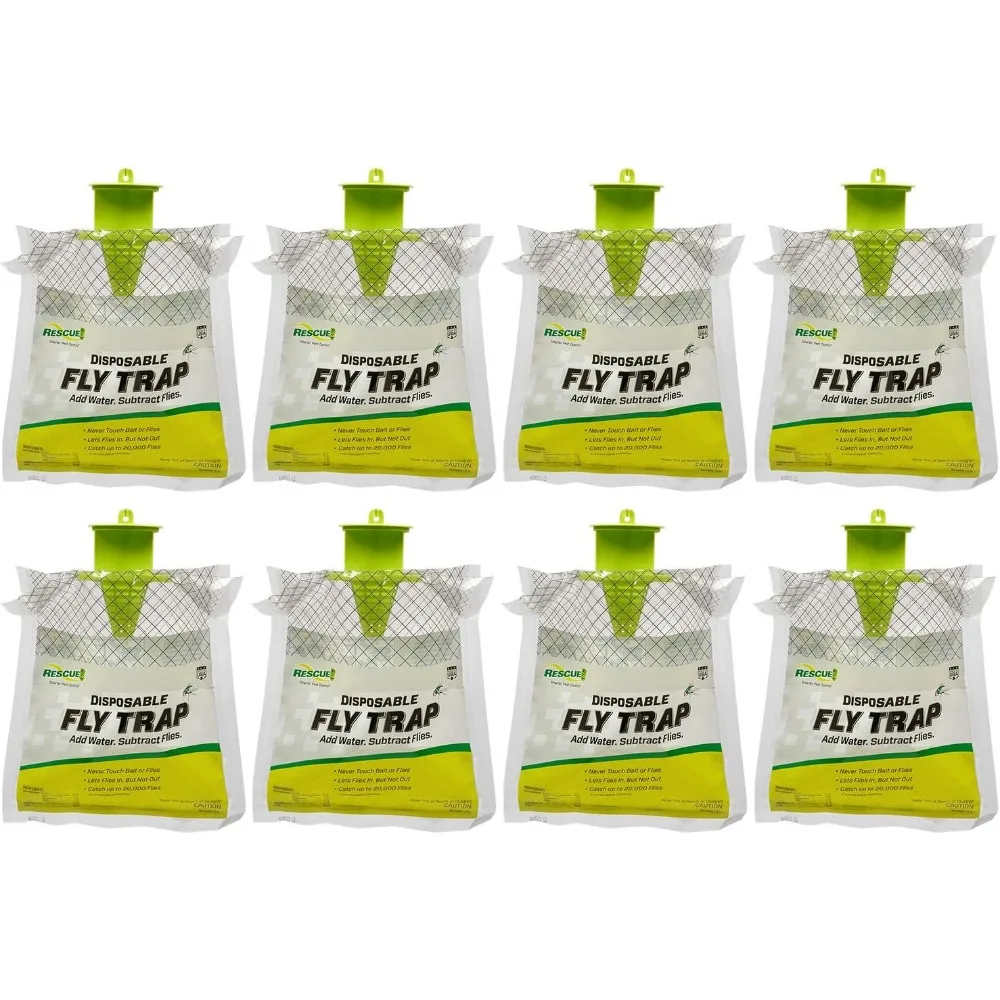 Outdoor Disposable Hanging Fly Trap 8 Pack
Outdoor Disposable Hanging Fly Trap 8 Pack