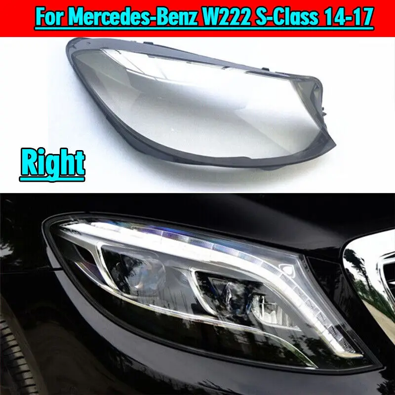 RH Cover Clear Shade Headlight Lens Shell For Mercedes-Benz W222 S-Class 2014-17
RH Cover Clear Shade Headlight Lens Shell For Mercedes-Benz W222 S-Class 2014-17