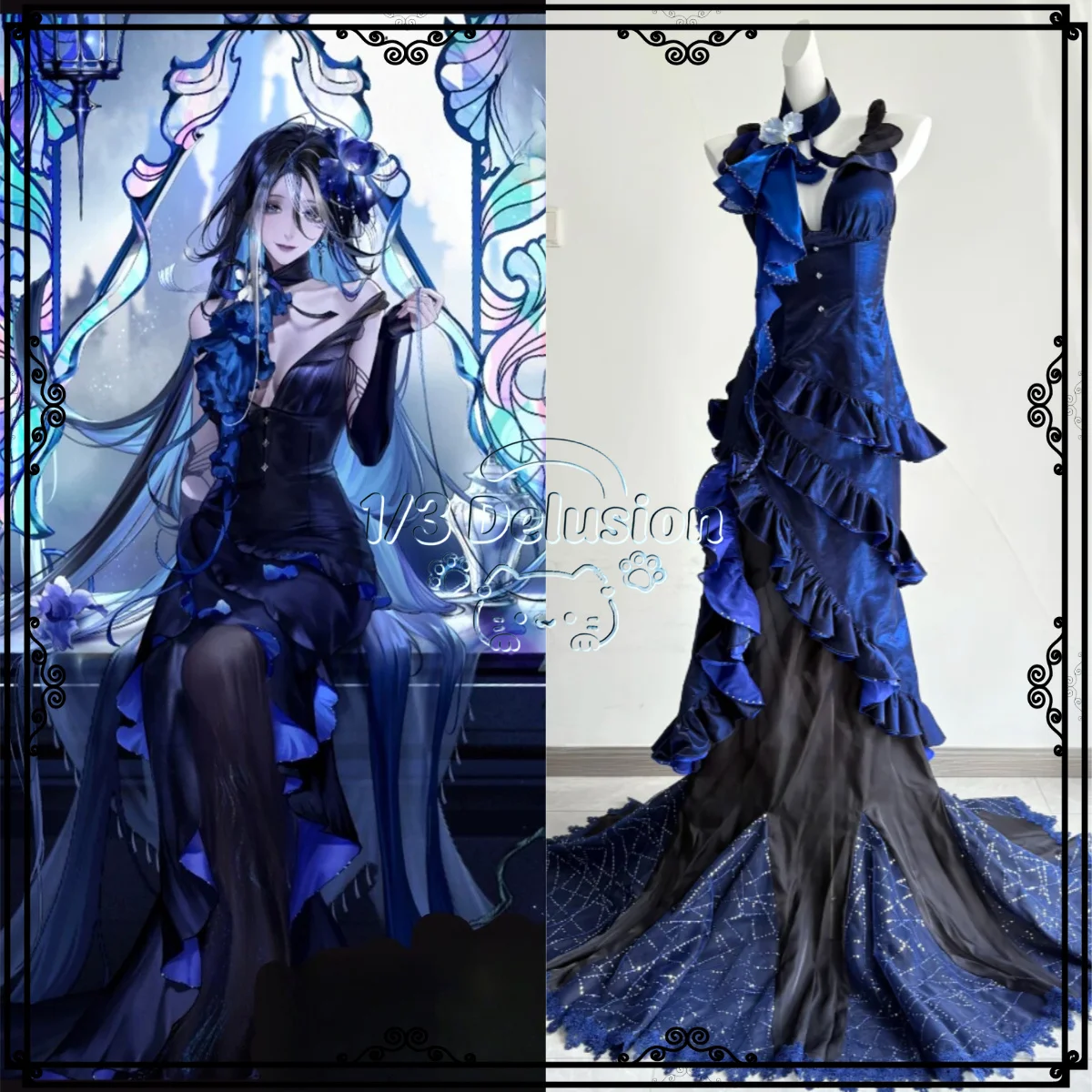 Path to Nowhere Adela Tower Candlelight Cosplay Full Set Elegant Dark Evening Dress Costume Outfits Halloween Carnival Party
Path to Nowhere Adela Tower Candlelight Cosplay Full Set Elegant Dark Evening Dress Costume Outfits Halloween Carnival Party
