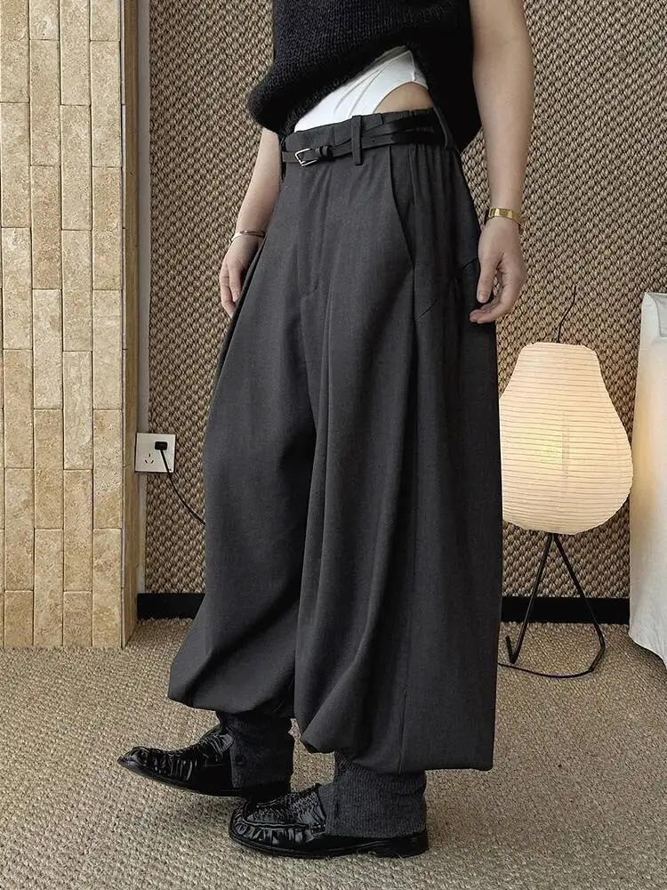 Waist Dark High Gray Pleated Vintage Long Wide Leg Pants New Trousers Women Fashion Spring Autumn 2026 3P3W
Waist Dark High Gray Pleated Vintage Long Wide Leg Pants New Trousers Women Fashion Spring Autumn 2026 3P3W