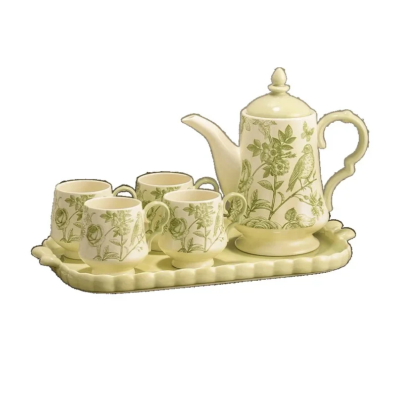 Premium sense retro style, set home light luxury high-end housewarming cup ceramic water set gift box
Premium sense retro style, set home light luxury high-end housewarming cup ceramic water set gift box