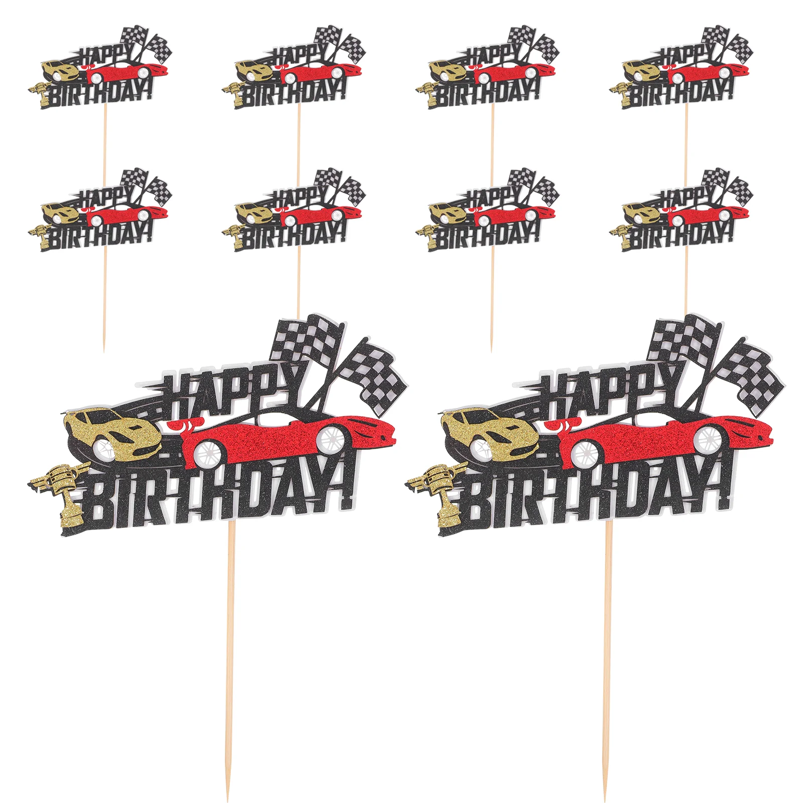 10 Pcs Venue Setting Props Racing Cake Decoration Child Bamboo Cars Birthday Decorations
10 Pcs Venue Setting Props Racing Cake Decoration Child Bamboo Cars Birthday Decorations