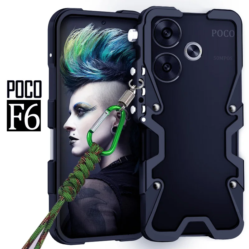 Чехол-бампер из алюминиевого сплава для Xiaomi POCO F6 
Чехол-бампер из алюминиевого сплава для Xiaomi POCO F6