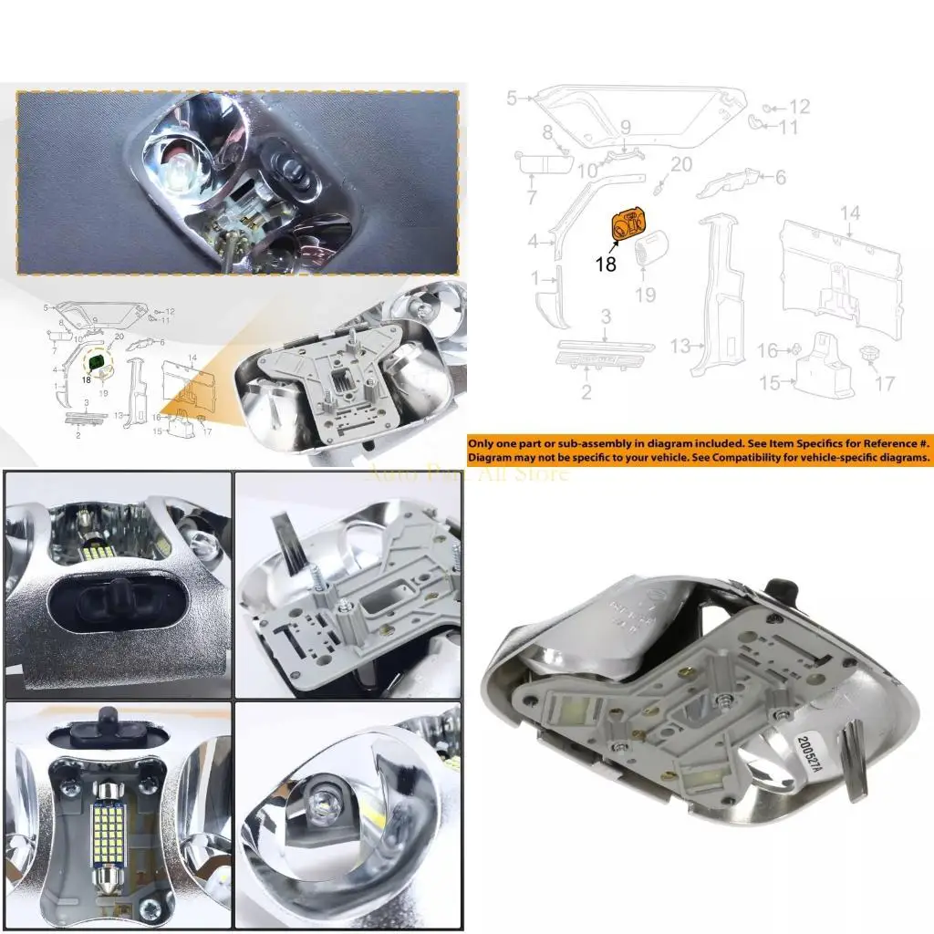 J0MA High Bright Automotive Led Led Dome Light Assembly, подходящая для F37Z-13776-B F37Z13776B
J0MA High Bright Automotive Led Led Dome Light Assembly, подходящая для F37Z-13776-B F37Z13776B