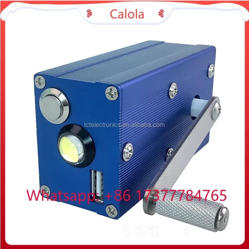 Outdoor Portable Hand Crank Generator Wilderness Survival Emergency Power Charger
Outdoor Portable Hand Crank Generator Wilderness Survival Emergency Power Charger