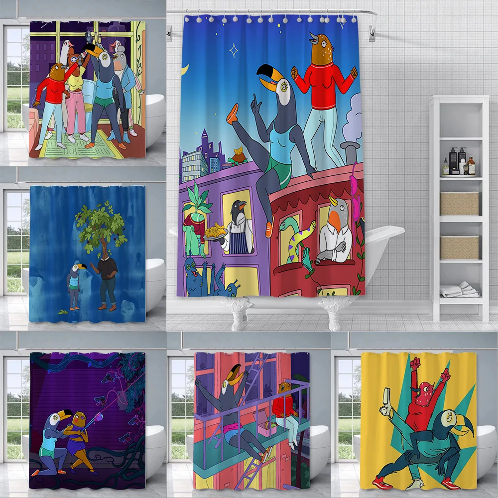 T-Tuca & B-Bertie Shower Curtain Waterproof Polyester Fabric Paint Colorful Bath Curtains Home Bathroom Decor Curtain With Hook
T-Tuca & B-Bertie Shower Curtain Waterproof Polyester Fabric Paint Colorful Bath Curtains Home Bathroom Decor Curtain With Hook