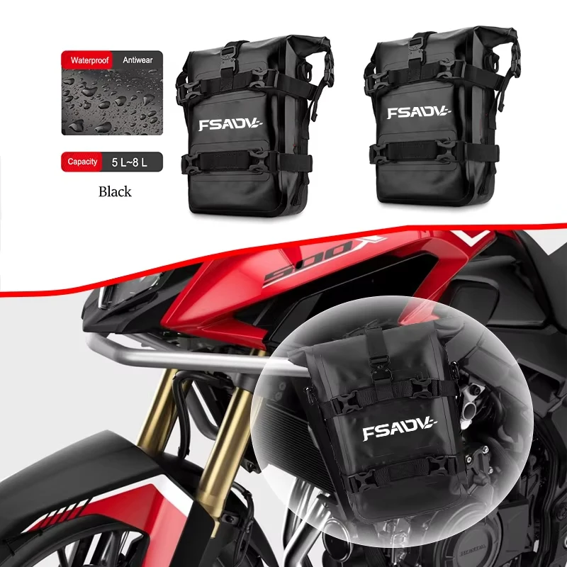 CB500X Crash Bars Bag Bumper Frame Bags Repair Tool Placement Waterproof Bag Toolbox For Honda CB 500X CB500 X CB400X 2013-2025
CB500X Crash Bars Bag Bumper Frame Bags Repair Tool Placement Waterproof Bag Toolbox For Honda CB 500X CB500 X CB400X 2013-2025