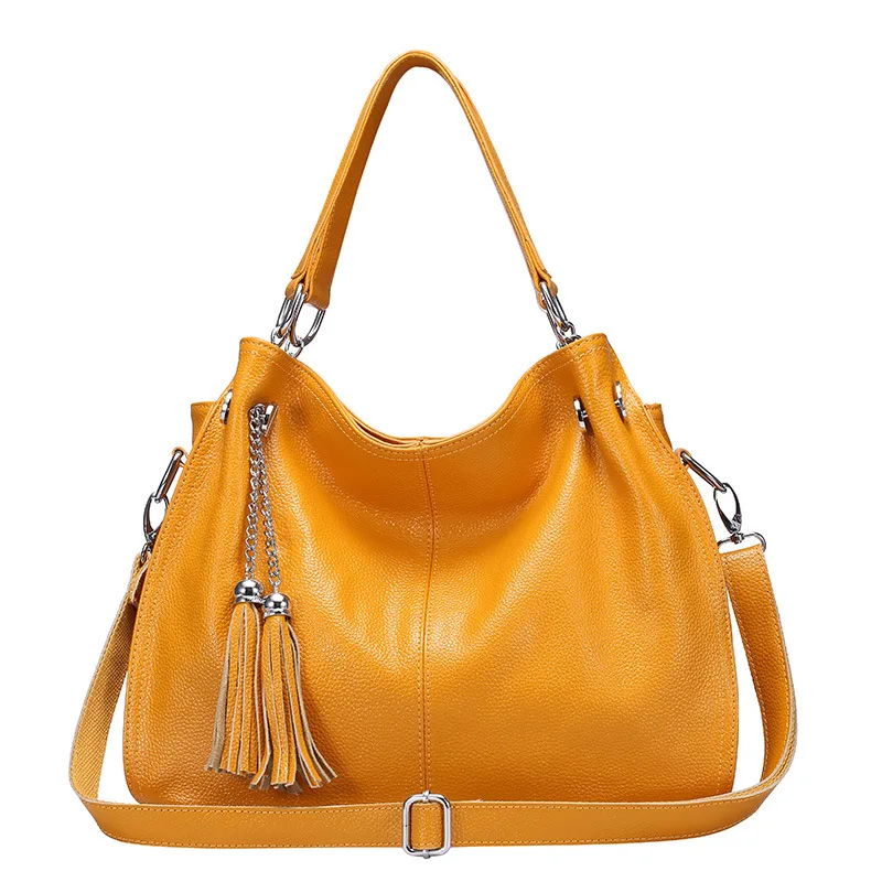 Genuine Leather Luxury Designer Handbag Tassels Women's Fashion Bags 2022 Female Cross Bag
Genuine Leather Luxury Designer Handbag Tassels Women's Fashion Bags 2022 Female Cross Bag
