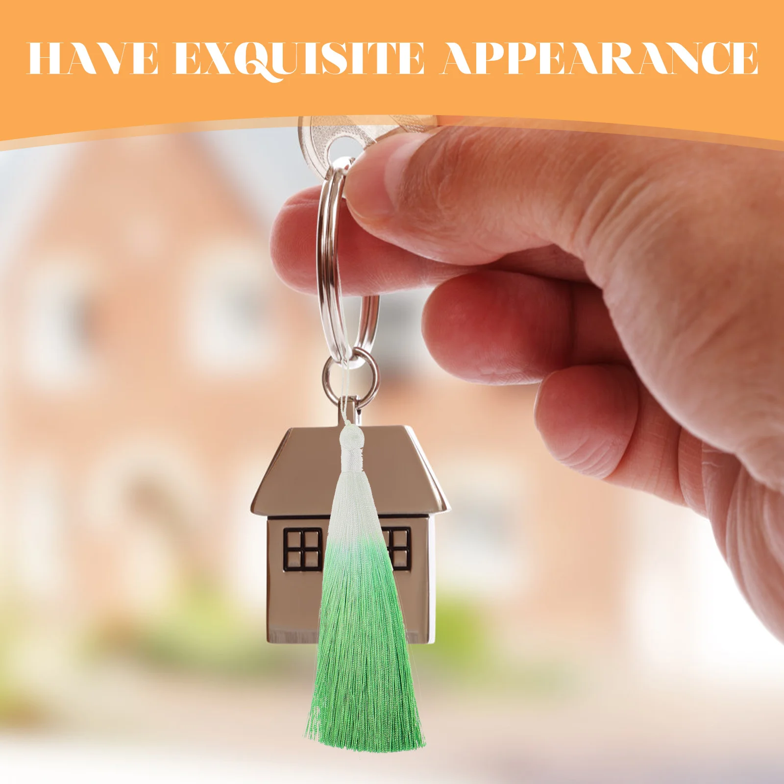 5Pcs Tassel Pendant Elegant Hanging Gradient Color DIY Craft Fan Keychain Decorative Bookmark Tassels DIY Craft Tassel
5Pcs Tassel Pendant Elegant Hanging Gradient Color DIY Craft Fan Keychain Decorative Bookmark Tassels DIY Craft Tassel