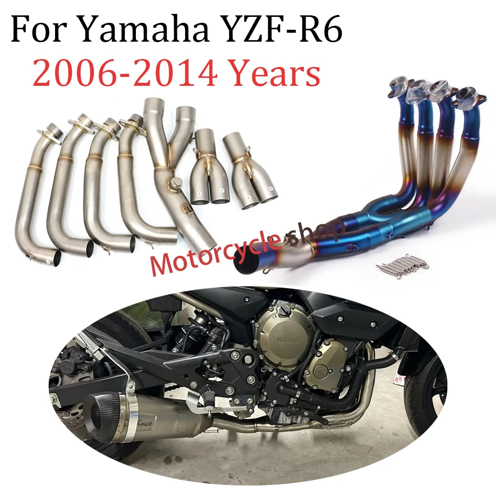For Yamaha YZF R6 yzf r6 2006-2014 Years 51mm Exhaust Motorcycle accessories exhaust system stainless steel Front pipe exhaust
For Yamaha YZF R6 yzf r6 2006-2014 Years 51mm Exhaust Motorcycle accessories exhaust system stainless steel Front pipe exhaust