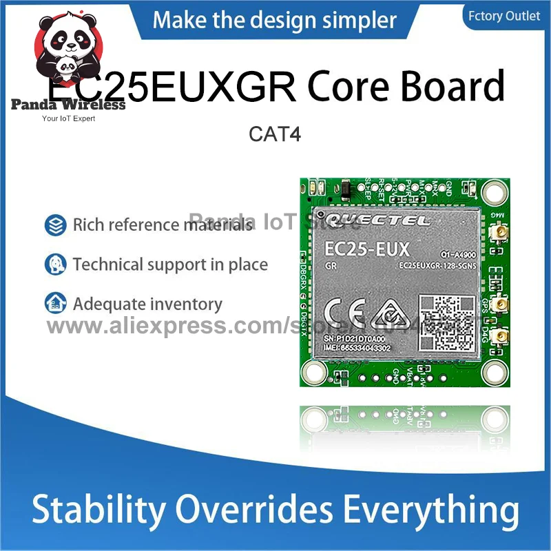 Модуль Quectel EC25-EUX EC25-EUXGR EC25EUXGR-128-SGNS Основная плата разработки Модуль LTE CAT4 с европейским диапазоном GNSS 
Модуль Quectel EC25-EUX EC25-EUXGR EC25EUXGR-128-SGNS Основная плата разработки Модуль LTE CAT4 с европейским диапазоном GNSS