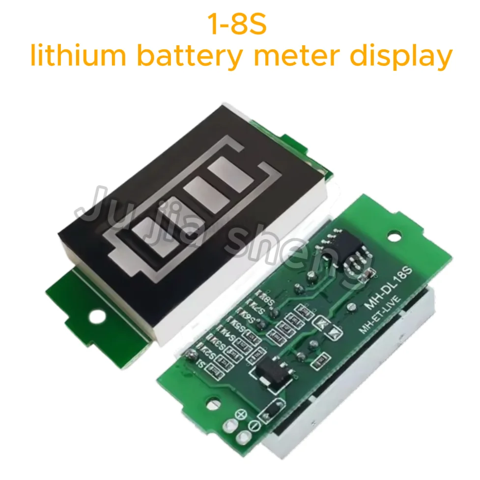 1-8S battery capacity indicator module Electric vehicle power tester Three-string LED lithium battery pack indicator board
1-8S battery capacity indicator module Electric vehicle power tester Three-string LED lithium battery pack indicator board