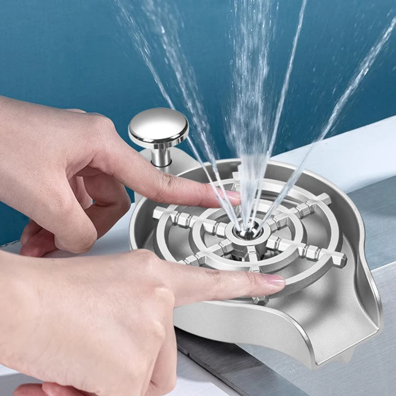 2 in 1 Bar Sink Cup Washers Screws Portable Glass Rinser Cup Soap Dispenser High-pressure Automatic Cleaning Cups Washers Press
2 in 1 Bar Sink Cup Washers Screws Portable Glass Rinser Cup Soap Dispenser High-pressure Automatic Cleaning Cups Washers Press