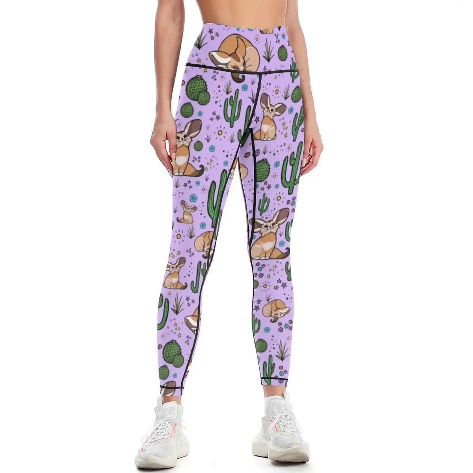 Fennec Fox in Purple Leggings for physical push up fitness Tight fitting woman Women sports Womens Leggings
Fennec Fox in Purple Leggings for physical push up fitness Tight fitting woman Women sports Womens Leggings