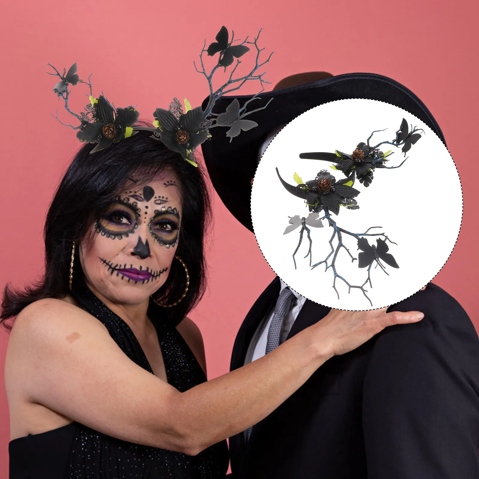 Antler Headpiece Halloween Christmas Hair Hoops Exquisite Butterflies Leaves Deer Antlers Party Accessory Deer Headpiece
Antler Headpiece Halloween Christmas Hair Hoops Exquisite Butterflies Leaves Deer Antlers Party Accessory Deer Headpiece