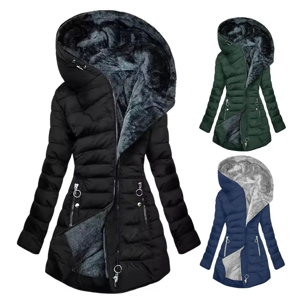 Windproof Winter Jacket Plus Size Women's Winter Jacket with Plush Lining Hooded Outerwear Warm Windproof Down Coat for Cold
Windproof Winter Jacket Plus Size Women's Winter Jacket with Plush Lining Hooded Outerwear Warm Windproof Down Coat for Cold
