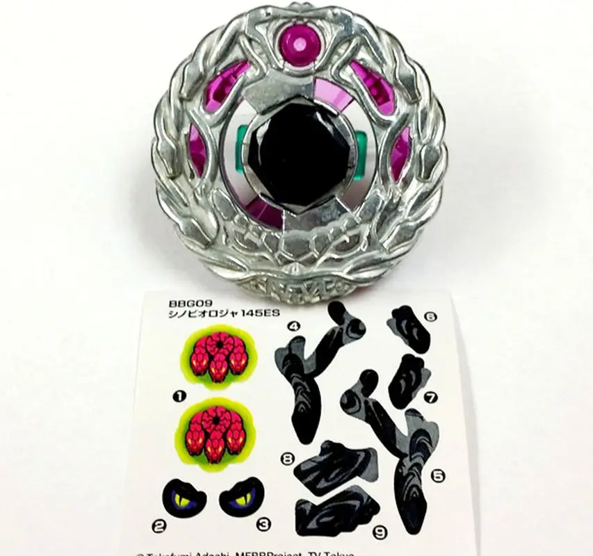 GENUINE TT BEYSPLAYER Shinobi Orojya / Ninja Orochi 145ES from BBG09 Zero-G Shogun Steel New with original packaging set
GENUINE TT BEYSPLAYER Shinobi Orojya / Ninja Orochi 145ES from BBG09 Zero-G Shogun Steel New with original packaging set