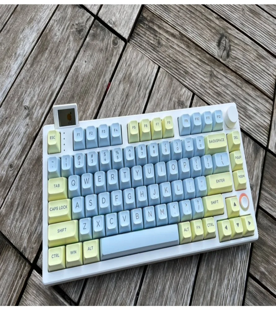 Keycaps Blue Cyan Yellow 61/64/68/84/87/98/96/104 Mechanical Keyboard Keycaps
Keycaps Blue Cyan Yellow 61/64/68/84/87/98/96/104 Mechanical Keyboard Keycaps