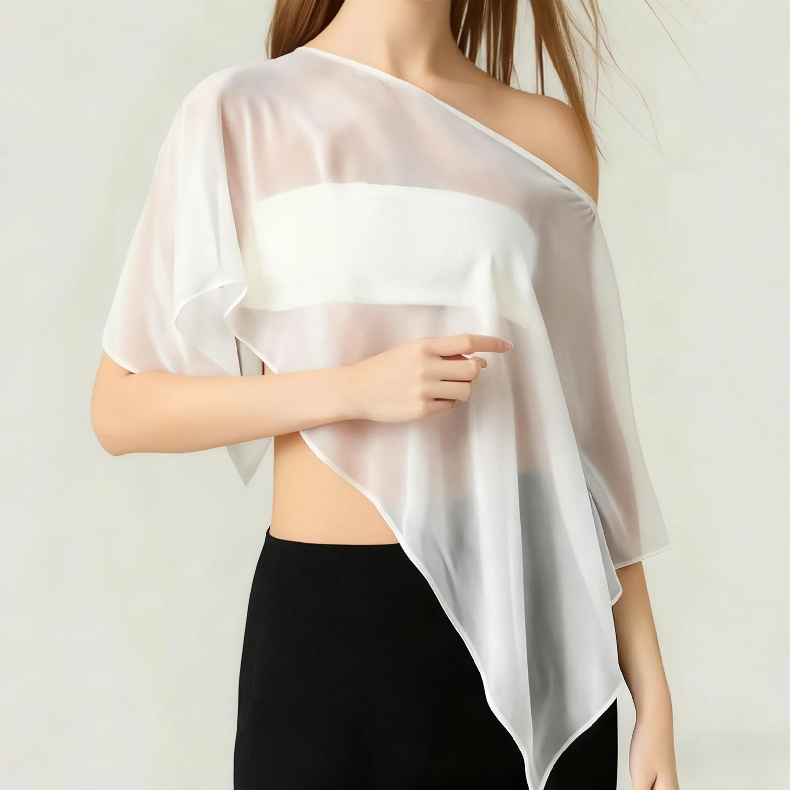 Женские летние винтажные прозрачные сетчатые пончо y2k, легкие свободные однотонные топы с вырезом лодочкой, нерегулярные повседневные прозрачные топы с накидкой
Женские летние винтажные прозрачные сетчатые пончо y2k, легкие свободные однотонные топы с вырезом лодочкой, нерегулярные повседневные прозрачные топы с накидкой