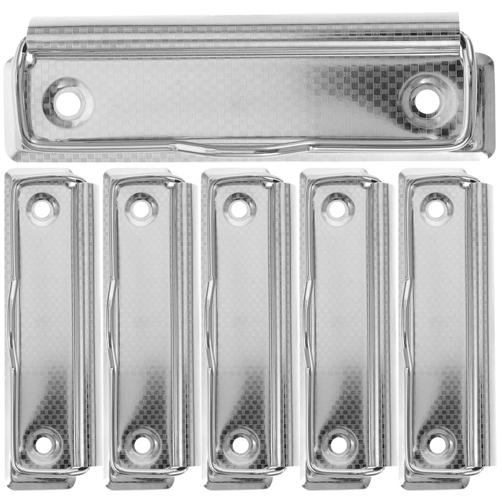 6Pcs Metal Clipboard Clips Solid Aluminum Alloy Clamp for Office School Document Board Clips File Clipboards Accessories
6Pcs Metal Clipboard Clips Solid Aluminum Alloy Clamp for Office School Document Board Clips File Clipboards Accessories