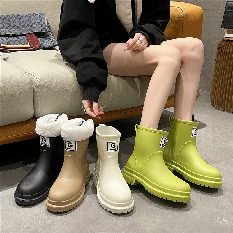 New Fashionable Waterproof Boots Women's Outdoor Shoes Knee High Kitchen Work Rubber Boots Rain Boot Slip-On Shoes
New Fashionable Waterproof Boots Women's Outdoor Shoes Knee High Kitchen Work Rubber Boots Rain Boot Slip-On Shoes