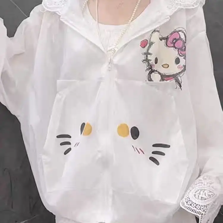 Kawaii Hello Kitty Sanrio Spring Autumn Cute Cartoon Sportswear Loose Jacket Hoodie Student Birthday Gifts for Girls
Kawaii Hello Kitty Sanrio Spring Autumn Cute Cartoon Sportswear Loose Jacket Hoodie Student Birthday Gifts for Girls