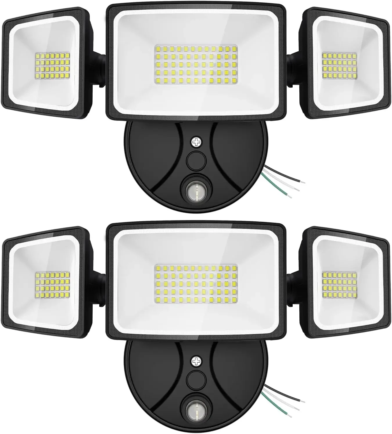 70W LED Dusk to Dawn Outdoor Lights, 2 Pack 7000LM, IP65 Waterproof, 3 Adjustable Heads, Photocell, 6500K Daylight White
70W LED Dusk to Dawn Outdoor Lights, 2 Pack 7000LM, IP65 Waterproof, 3 Adjustable Heads, Photocell, 6500K Daylight White