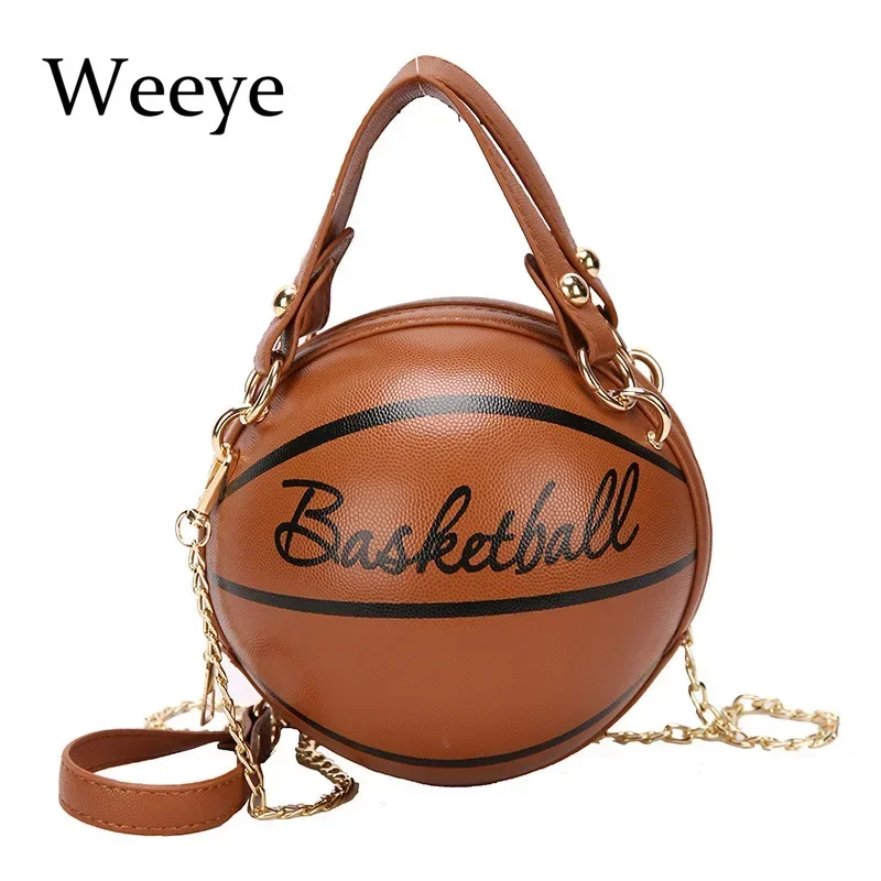 Personality PU Basketball Portable Messenger Bag Female New European and American Fashion Creative Funny Design
Personality PU Basketball Portable Messenger Bag Female New European and American Fashion Creative Funny Design
