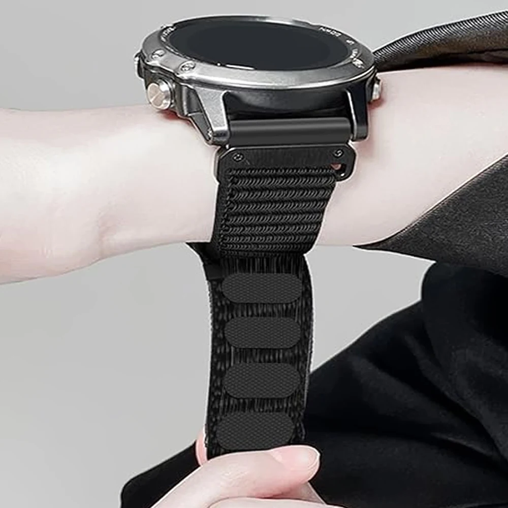 Нейлоновый быстросъемный ремешок 26 мм 22 мм для Garmin Fenix8 8 Pro 7X 7 Fenix 6X 6 5X 5 Tactix 8 Forerunner 970 965 955 Enduro 3 Loop Band
Нейлоновый быстросъемный ремешок 26 мм 22 мм для Garmin Fenix8 8 Pro 7X 7 Fenix 6X 6 5X 5 Tactix 8 Forerunner 970 965 955 Enduro 3 Loop Band