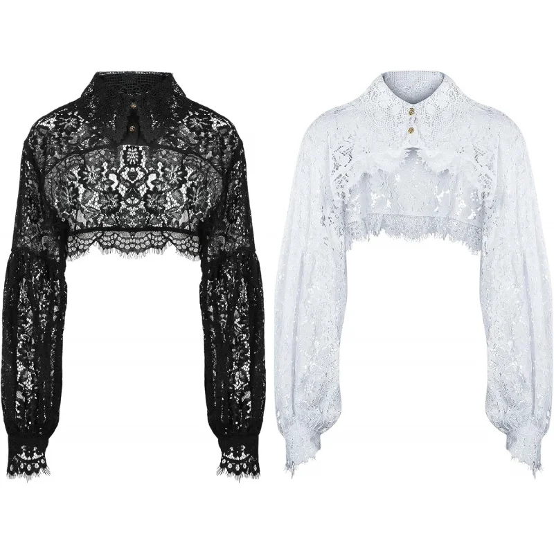 2 Pack Fake Collar Detachable Dickey Blouse Sun Protection Lace Half Shirt
2 Pack Fake Collar Detachable Dickey Blouse Sun Protection Lace Half Shirt