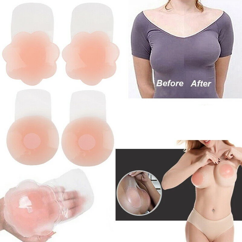 1Pairs Silicone Nipple Stickers Chest Pad Invisible Wedding Dress Bikini Bra Reusable Chest Stickers for Women Nipple Cover
1Pairs Silicone Nipple Stickers Chest Pad Invisible Wedding Dress Bikini Bra Reusable Chest Stickers for Women Nipple Cover