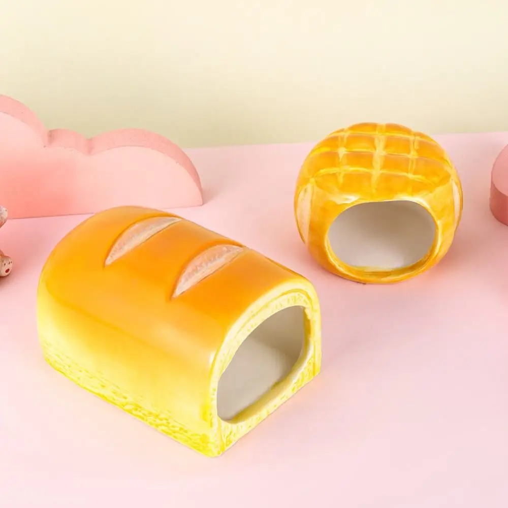 Hamster Landscaping Supplies Ceramic Hamster Nest Bread Shaped Cooling Pet Small House Creative Cute Hamster Bed Golden Bear
Hamster Landscaping Supplies Ceramic Hamster Nest Bread Shaped Cooling Pet Small House Creative Cute Hamster Bed Golden Bear