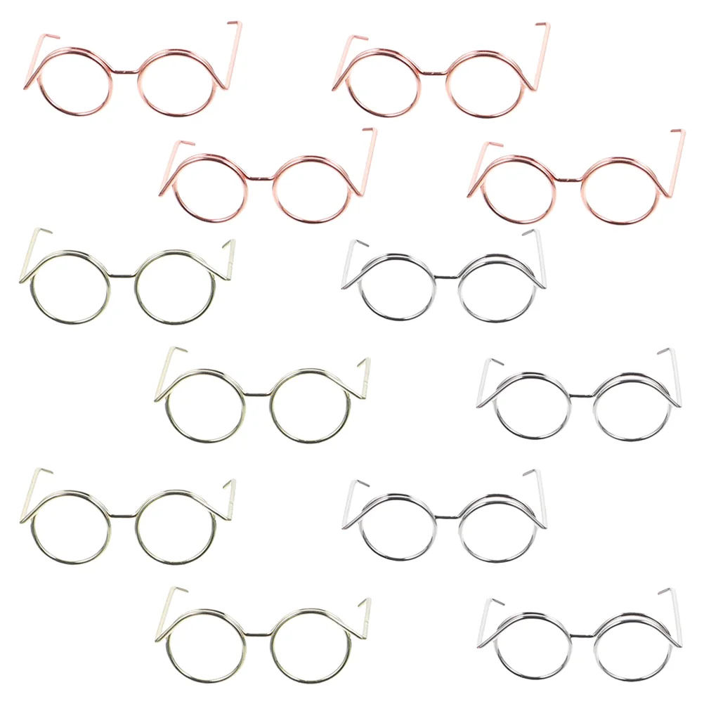 12 Pcs Dress up Magnified Eye Glasses Eyeglasses for Accessories Mini Sunglasses Copper Wire
12 Pcs Dress up Magnified Eye Glasses Eyeglasses for Accessories Mini Sunglasses Copper Wire