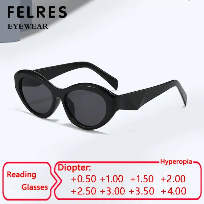 Personality Women Oval Tinted Reading Glasses Fashion Cat Eye Glasses Leisure Brand Design Outdoor Shade Sunglasses New
Personality Women Oval Tinted Reading Glasses Fashion Cat Eye Glasses Leisure Brand Design Outdoor Shade Sunglasses New