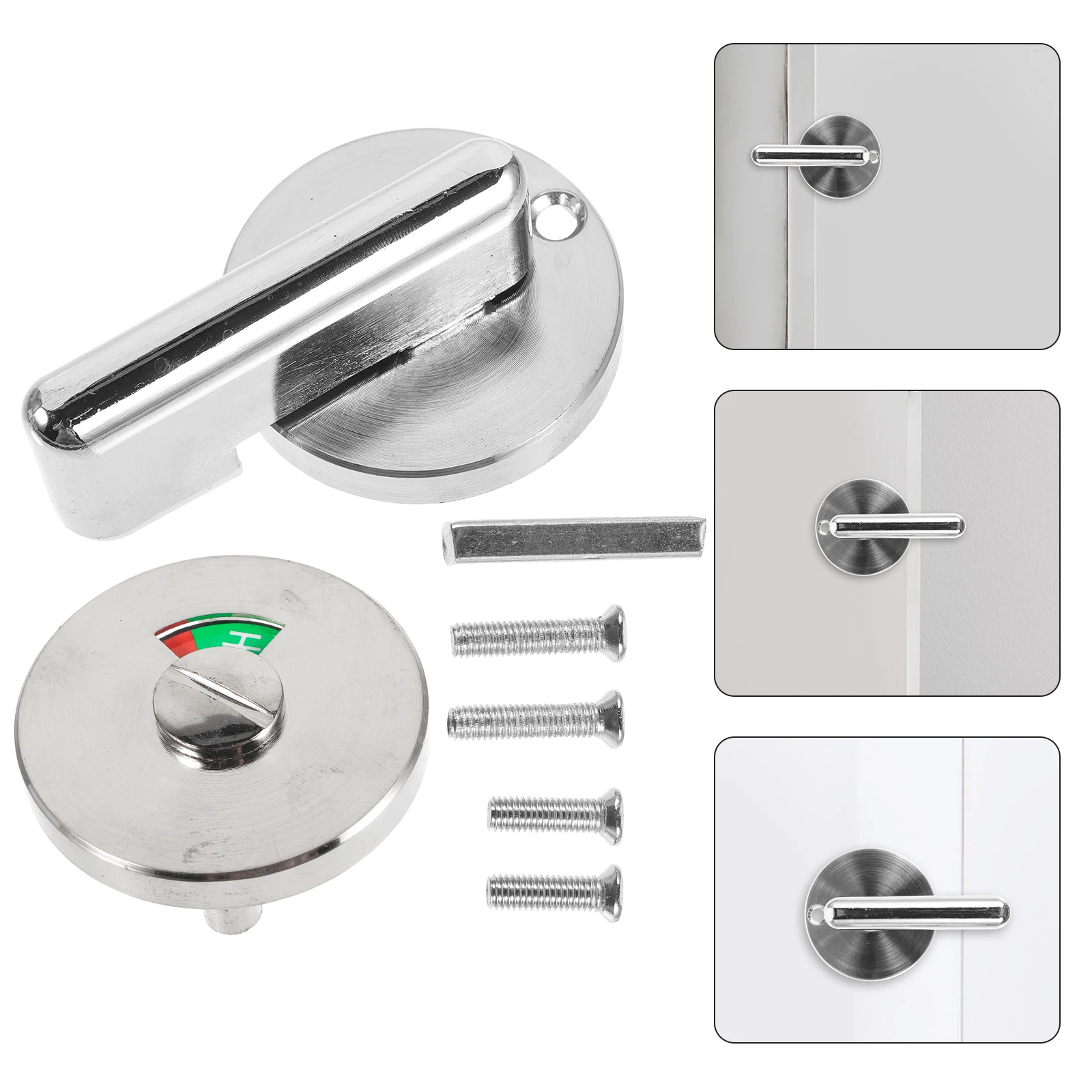 Commercial Indicator Door For Bathroom Privacy Zinc Alloy Occupied Sign Durable Metal Door Lock Green Red Indicator Long Service
Commercial Indicator Door For Bathroom Privacy Zinc Alloy Occupied Sign Durable Metal Door Lock Green Red Indicator Long Service